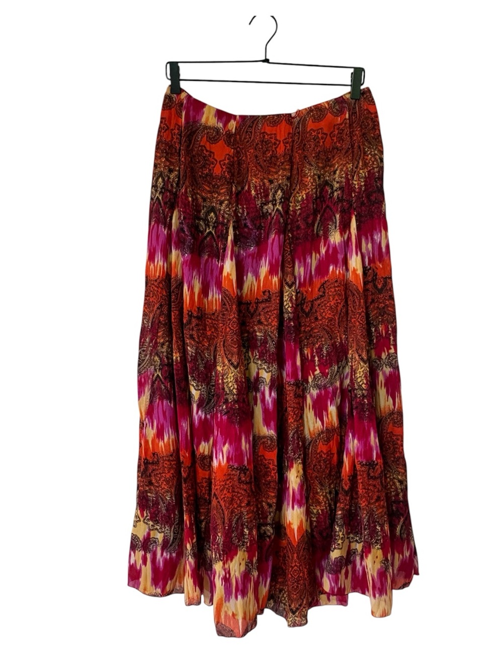 Vintage Gypsy Multi Patterned Maxi Skirt